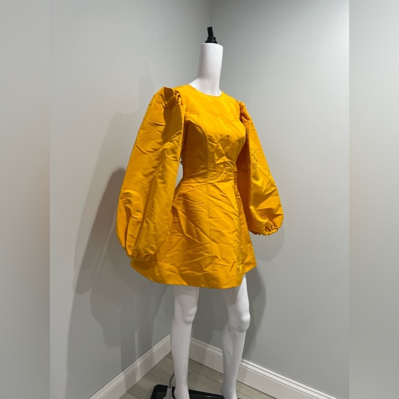 $1995 Aliétte
Lace-Up Back Silk Faille Minidress size 4 - Picture 6 of 10